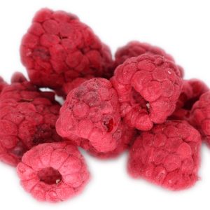 Freeze Dried Raspberries in resealable pouch