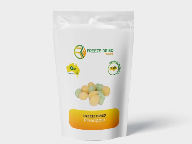 Freeze Dried Pineapple Lollies