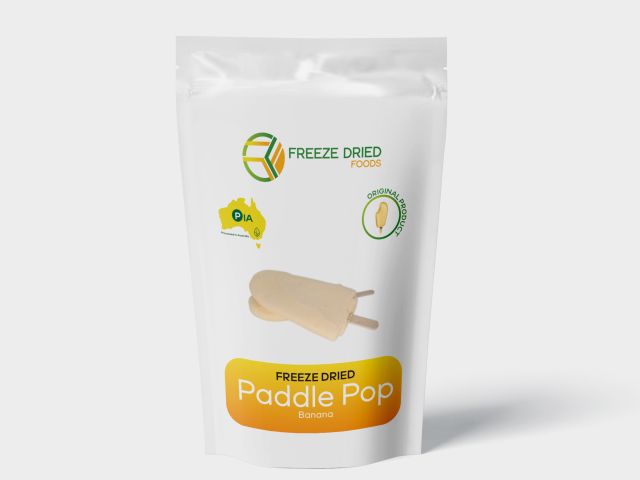 Freeze Dried Banana Paddle Pop