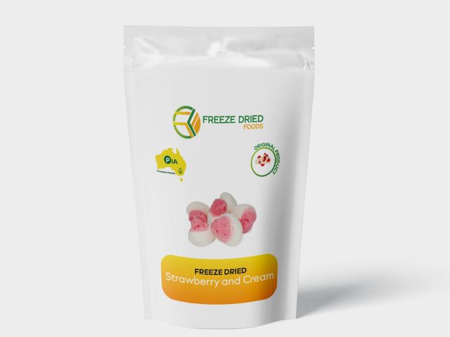 Freeze Dried Strawberry and Cream